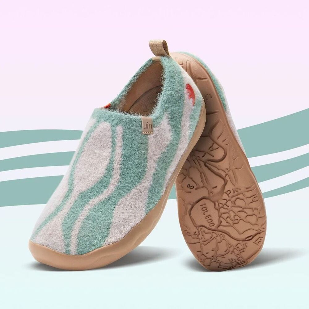 UIN Women's Travel Walking Shoes Slip On Sneaker (SPRING PEACH TOLEDO I)133 - Picture 5 of 9